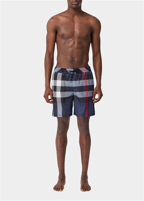 burberry guildes signature swim trunks.